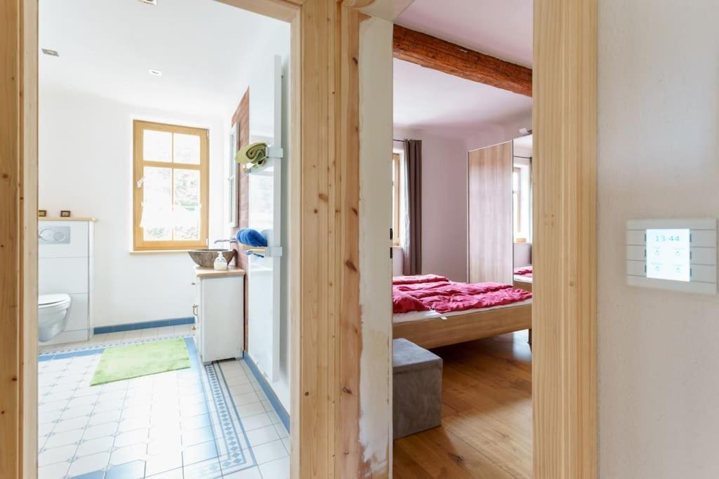Orgelbauerhaus Schulze Apartment Paulinzella Exterior foto